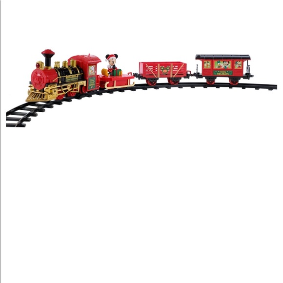 SOLDOUT RARE NIB DISNEY MICKEY MOUSE LIGHT UP MUSIC HOLIDAY EXPRESS TRAIN SET - Picture 8 of 8